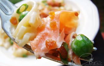Orecchiette com salmão defumado e bottarga 1