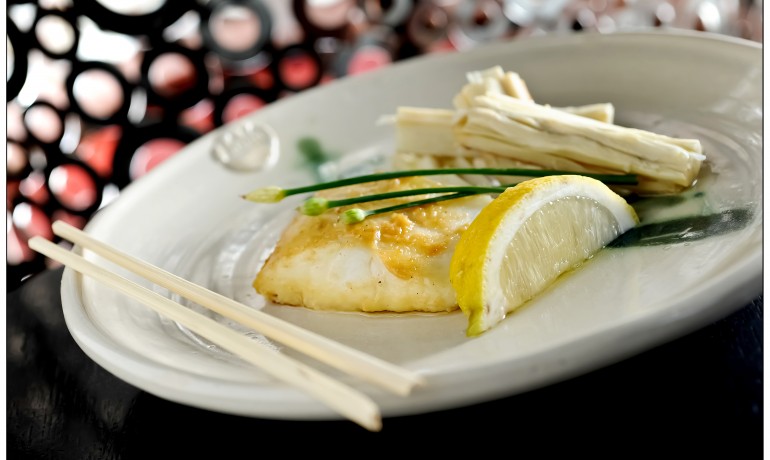 JAM - Tara no Misso e bacalhau com palmito pupunha Foto: Tadeu Brunelli