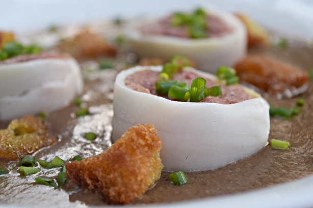 Tartar com lardo 1